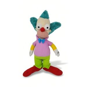 Toy Factory Simpsons Krusty Clown 16in Plush Doll Animation Stuffed TV Figure